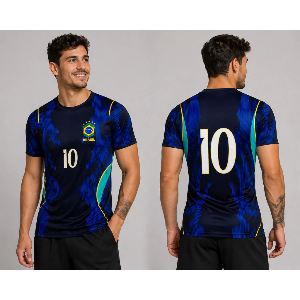 Camisa Brasil Jogador - Bordada 2026 - NÃO PERSONALIZA !