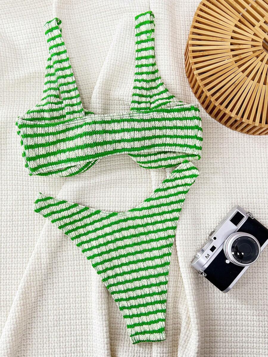 Biquíni Marinho Listrado