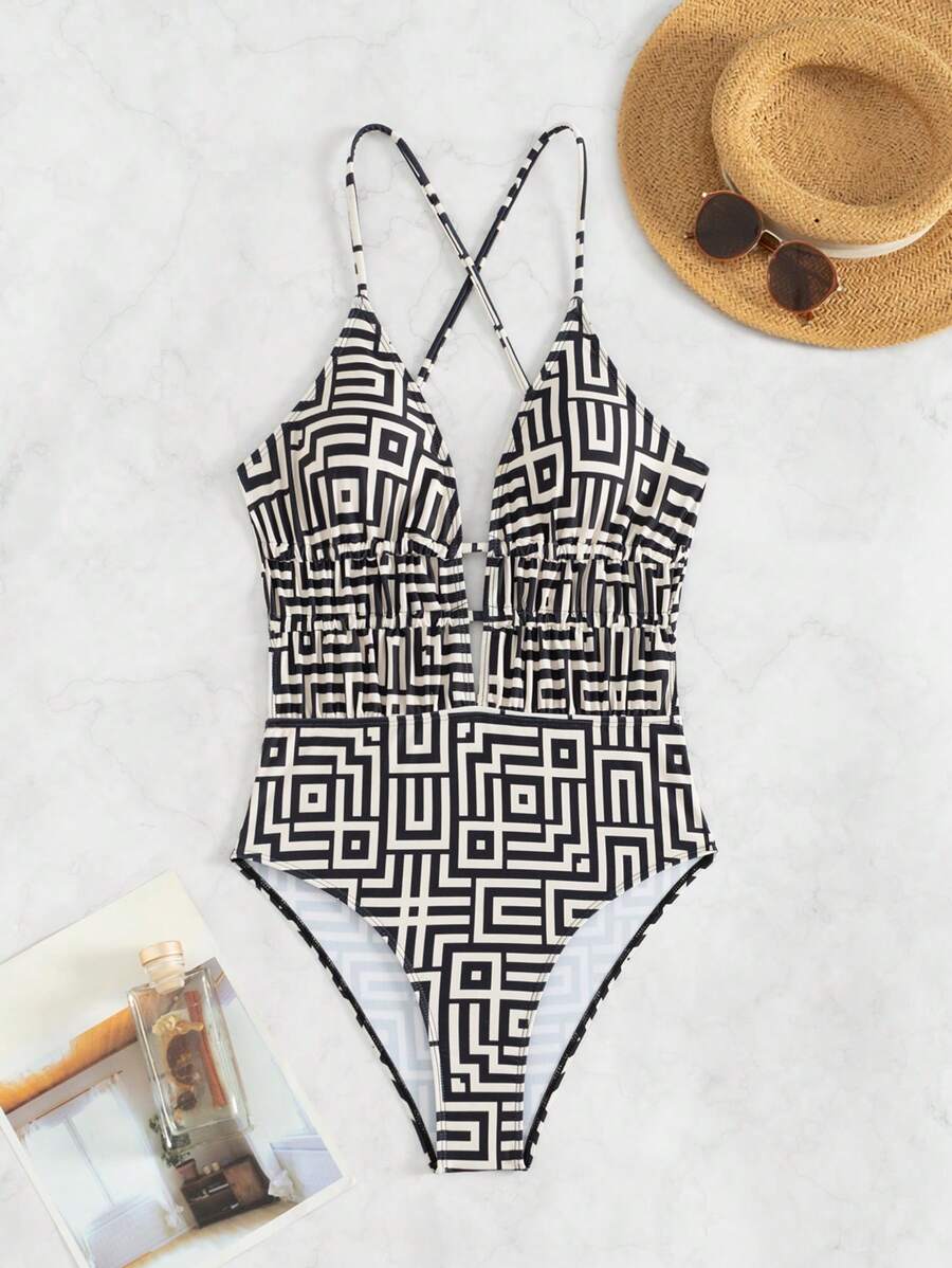 Maiô Geométrico Chic