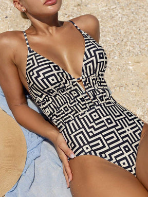 Maiô Geométrico Chic