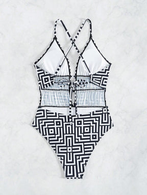 Maiô Geométrico Chic