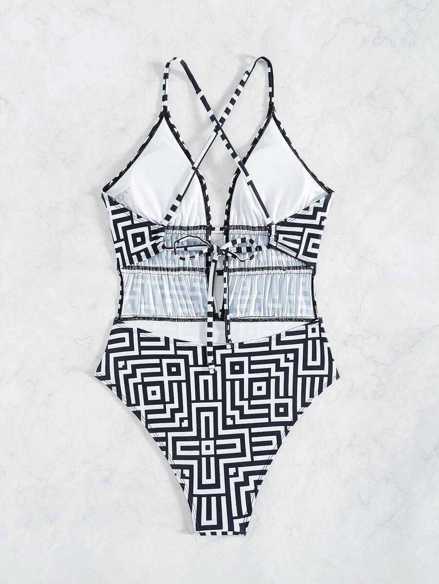 Maiô Geométrico Chic