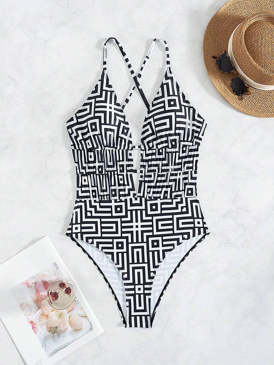 Maiô Geométrico Chic