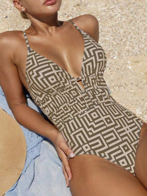 Maiô Geométrico Chic