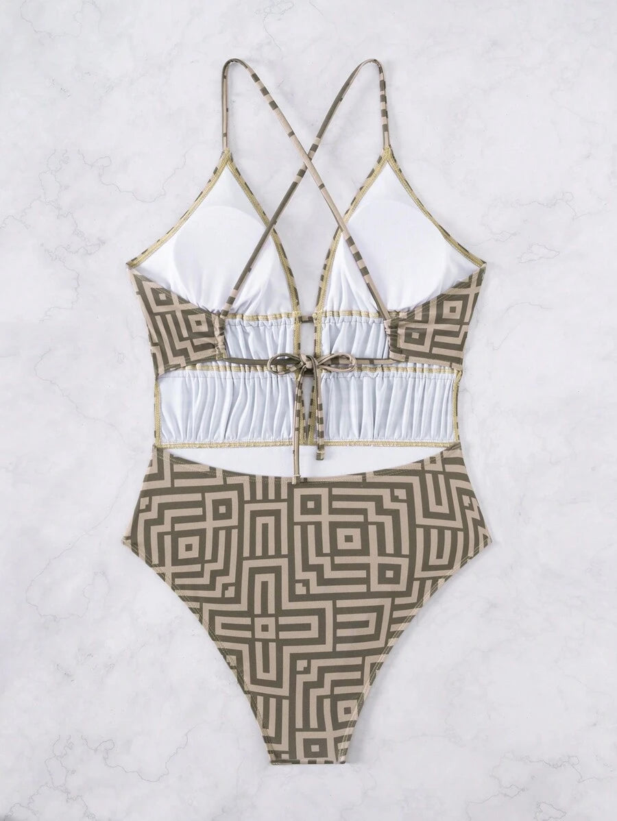 Maiô Geométrico Chic