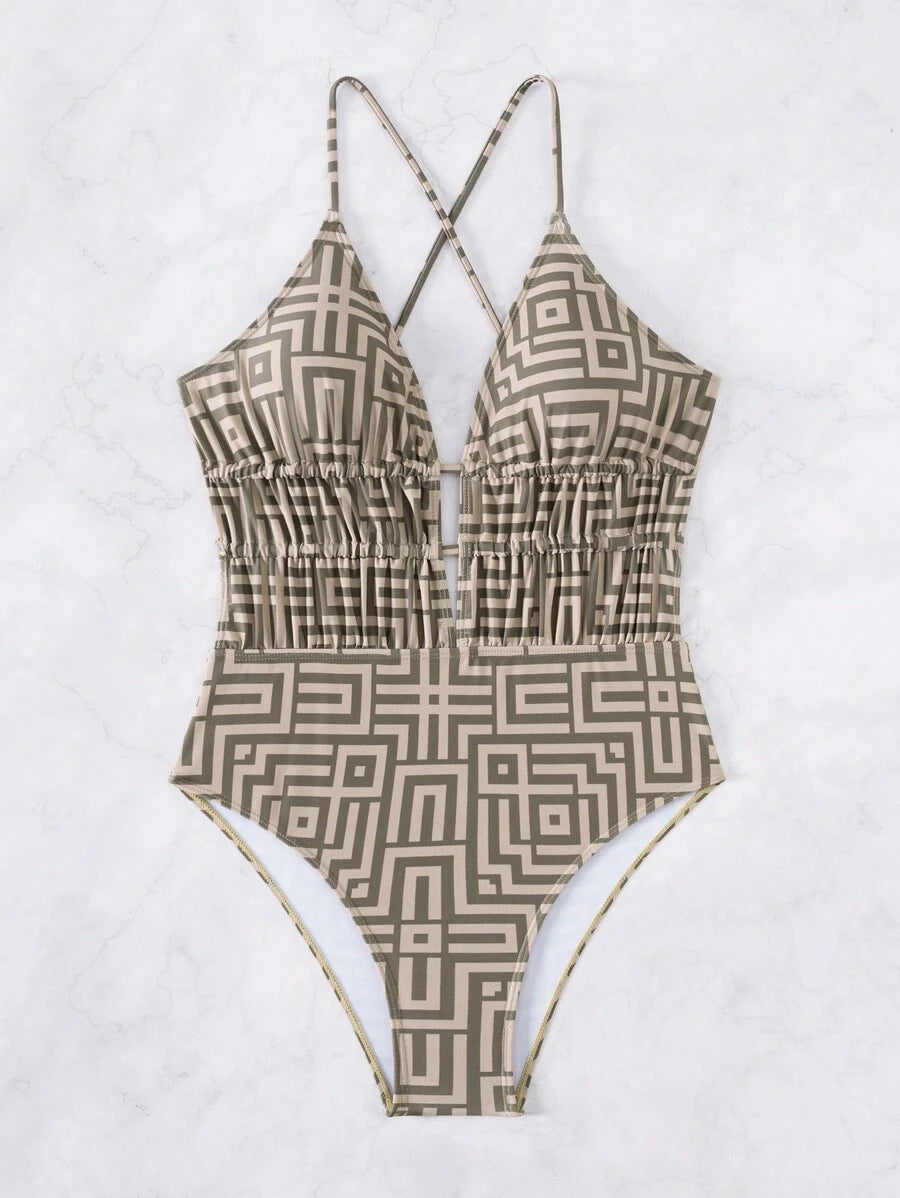 Maiô Geométrico Chic