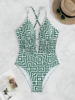 Maiô Geométrico Chic