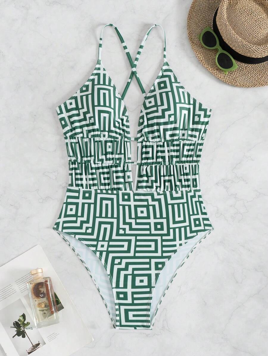 Maiô Geométrico Chic