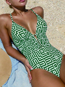 Maiô Geométrico Chic