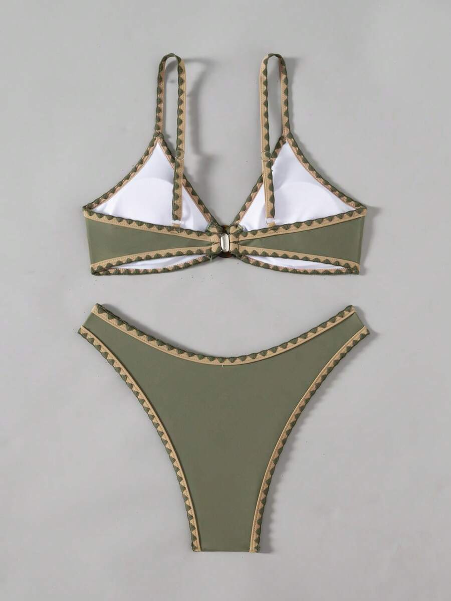Biquíni Verde Trançado