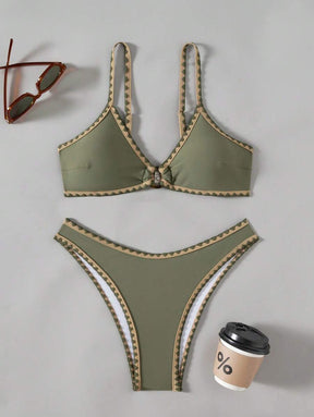Biquíni Verde Trançado