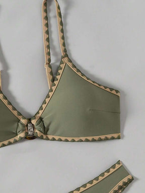 Biquíni Verde Trançado