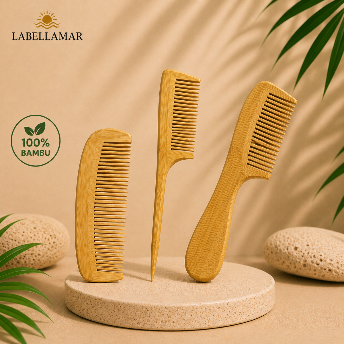 Pentes 100% de Bambu - Antiestático