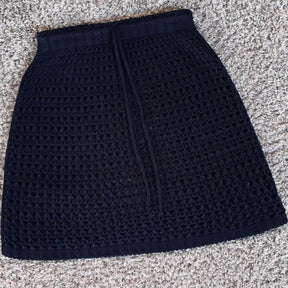 Saída de Praia Saia - Crochê Tricot