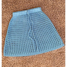Saída de Praia Saia - Crochê Tricot