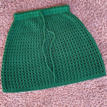 Saída de Praia Saia - Crochê Tricot