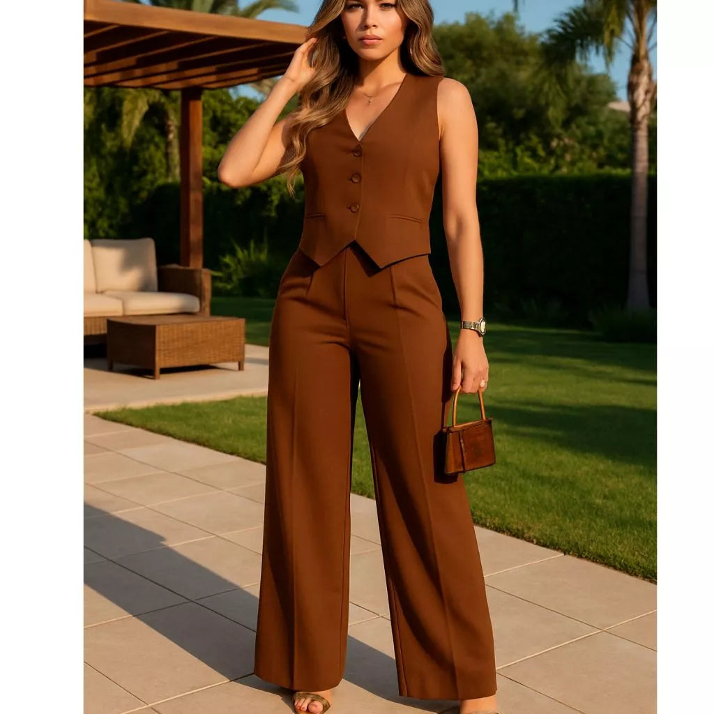 CONJUNTO COLETE E CALÇA