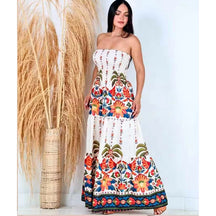 Vestido Tropical Longo