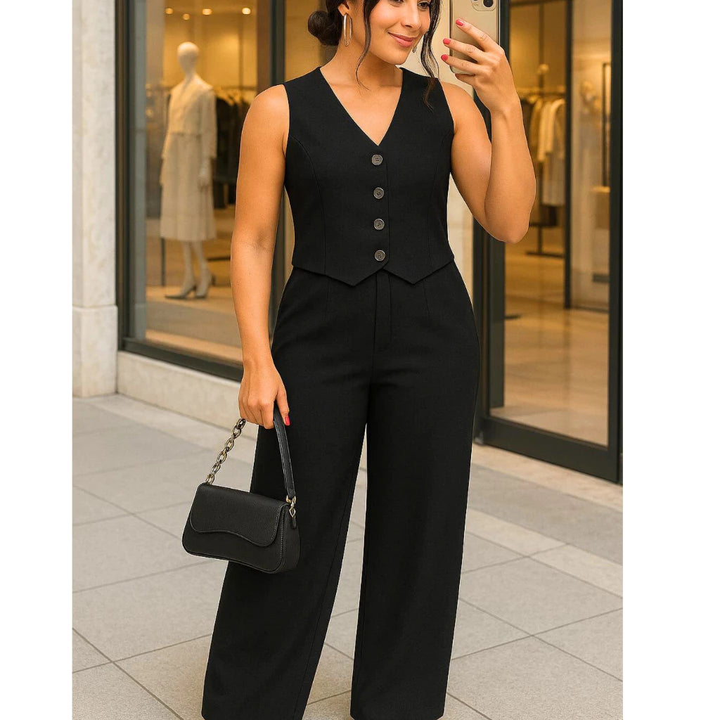 CONJUNTO COLETE E CALÇA