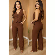 CONJUNTO COLETE E CALÇA