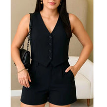 CONJUNTO COLETE + SHORTS