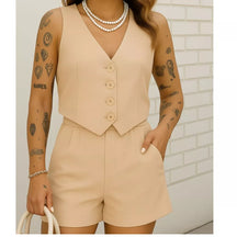 CONJUNTO COLETE + SHORTS