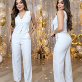 CONJUNTO COLETE E CALÇA