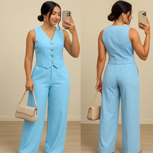 CONJUNTO COLETE E CALÇA