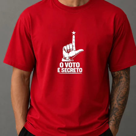 Camiseta Lula 100% Algodão