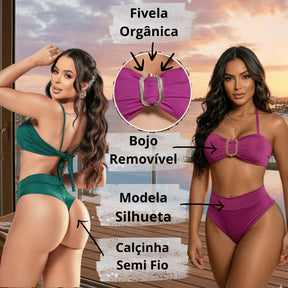 Biquíni Hot Pants Versátil - Labellamar 2026