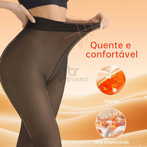 Meia Calça Inverno - Forro Aveludado - Serve Até 100kg