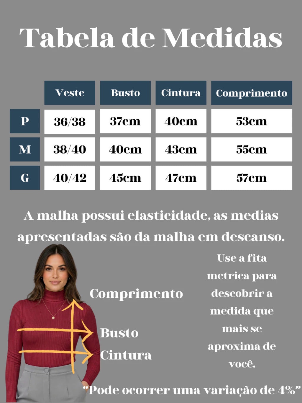 Kit 2 Blusa Feminina Cacharrel Canelada