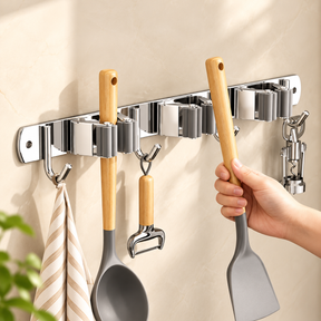 Suporte Inox Multiuso Premium - Organize sua Cozinha!