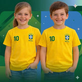 Camiseta do Brasil Infantil - Personalizada                                                                                         (COMPRE 2 E PAGUE MENOS)
