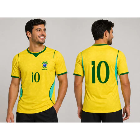 Camisa Brasil Jogador - Bordada 2026 - NÃO PERSONALIZA !