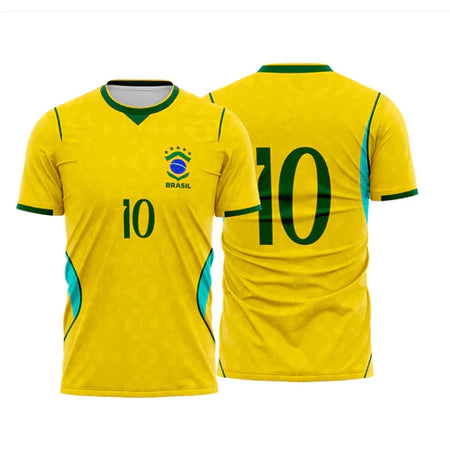 Camisa Brasil Jogador - Bordada 2026 - NÃO PERSONALIZA !