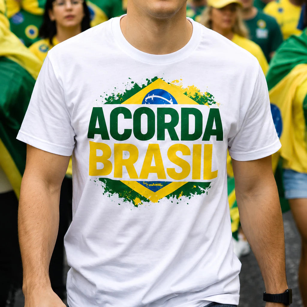 Camiseta Acorda Brasil