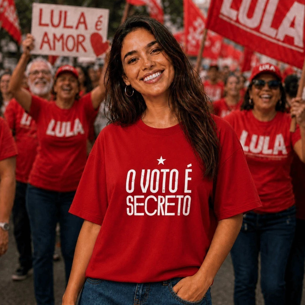 Camiseta Lula 100% Algodão