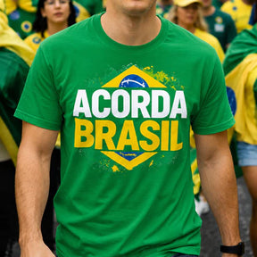 Camiseta Acorda Brasil