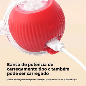 Bola Automática para Pets - Divertimento e Exercício para Gatos e Cães
